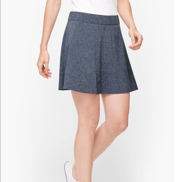 Talbots Pants - 4/$20 T by Talbots Lightweight Skort / Skirt Blue Size Large Petite